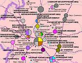 "The map Metallurgical Industry of Russia and Nearby Countries." (Scale 1 : 4 mln.)