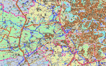 "Карта ТЭК Московской области" (Масштаб 1 : 200 тыс.)